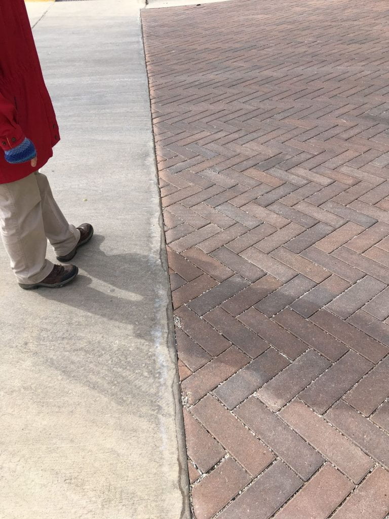Permeable Paver in Front of Ingram Hall